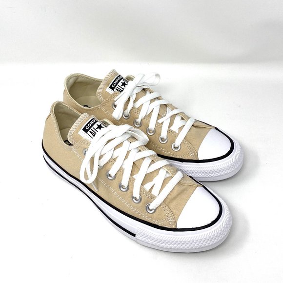 Converse Other - Converse CTAS OX Farro Beige Low Sneakers Canvas M